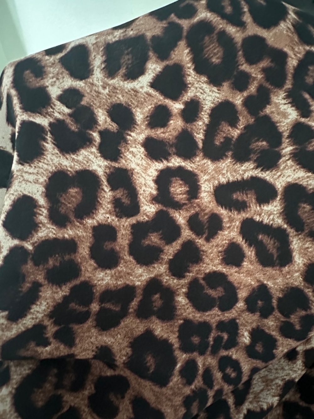 Good American Goddess Tie Waist Robe, Leopard 🐆 - Picture 3 of 6